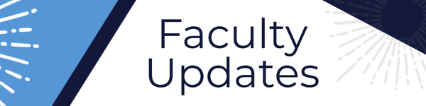 What's been happening in our Faculties? Banner Photo