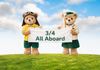 3/4 All Aboard Banner Photo