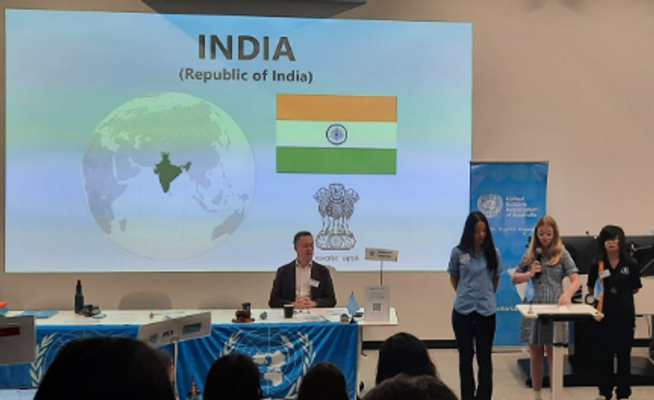 Model United Nations event at CHES Banner Photo