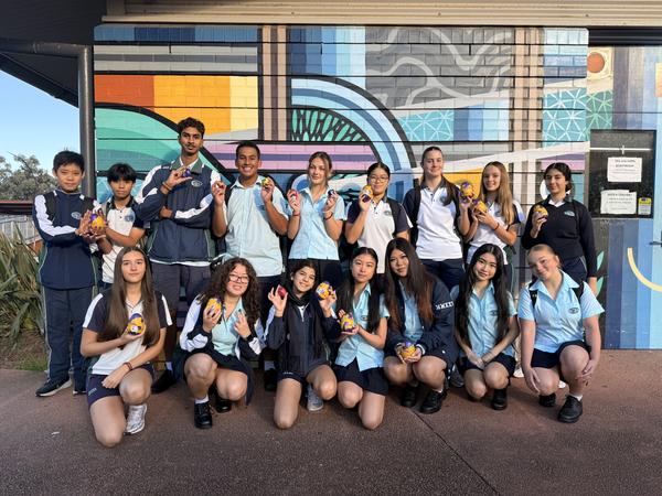 Spreading Easter Cheer: Staff Easter Egg Hunt Banner Photo