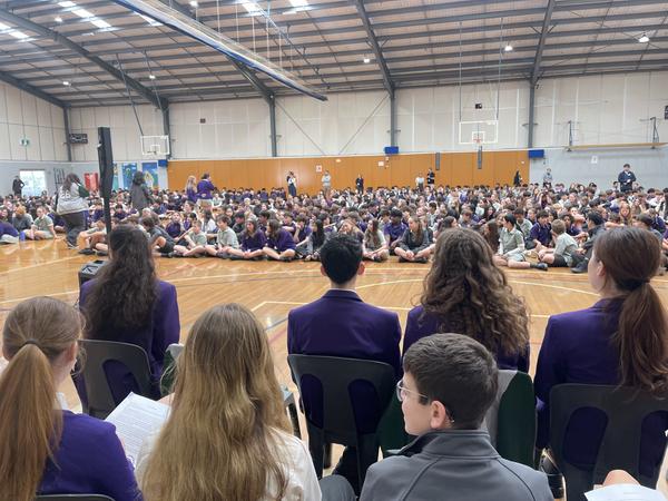 Whole School Assembly  Th: Identity Banner Photo