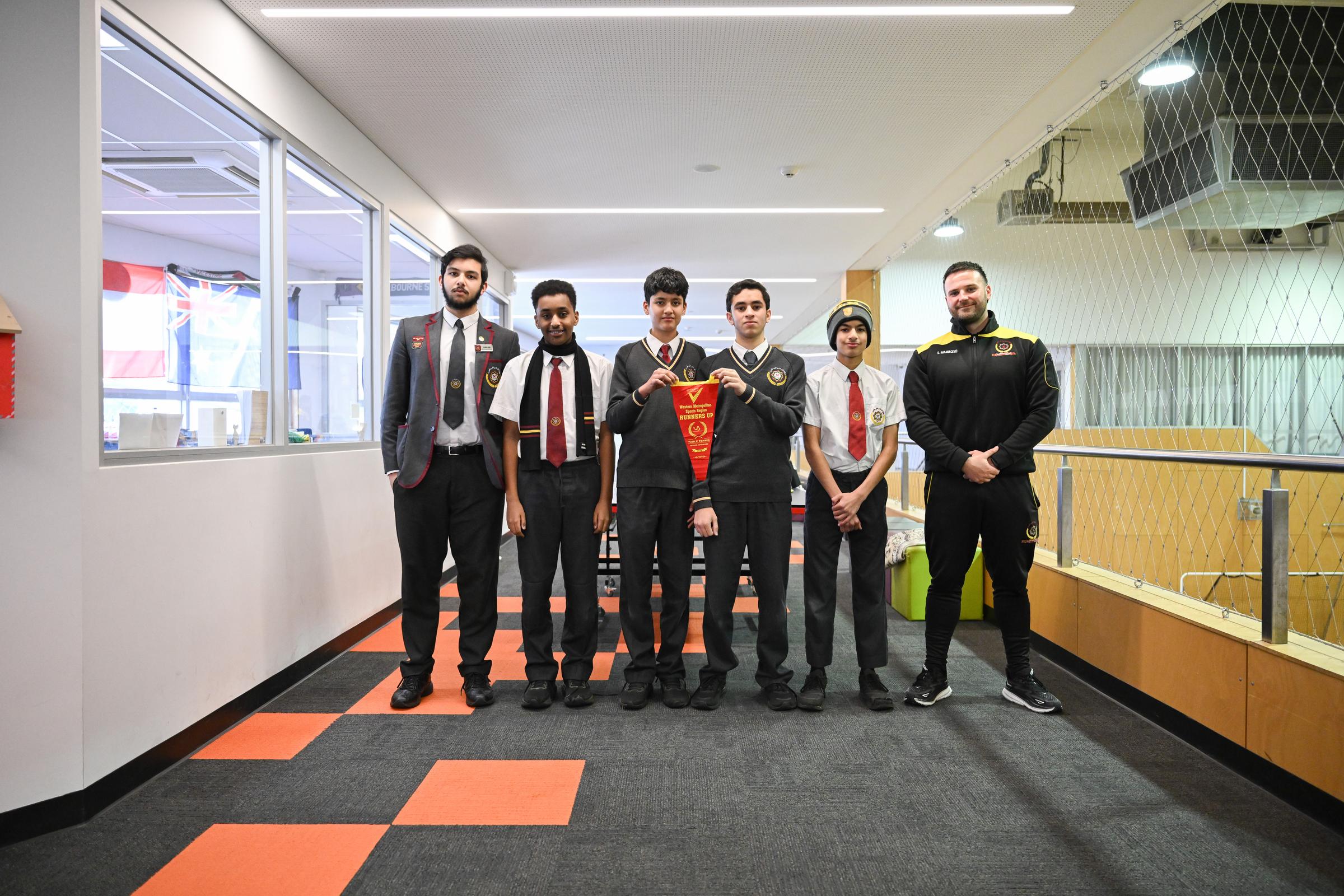 Secondary: ISS Boys Table Tennis Banner Photo