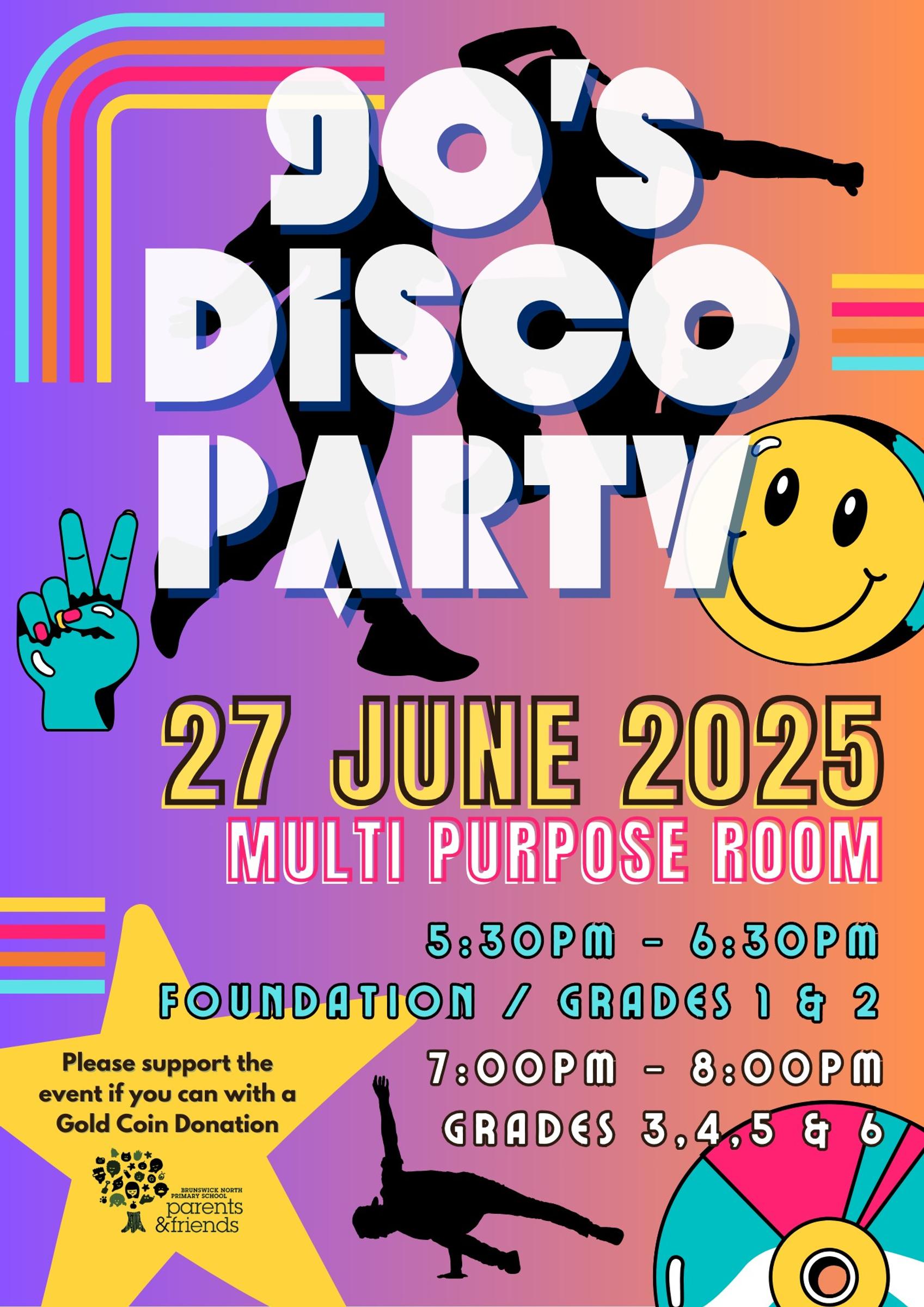 90's School Disco Party Banner Photo