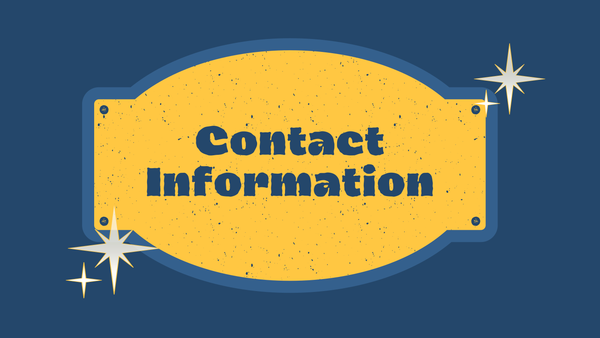 Contact Information  Banner Photo