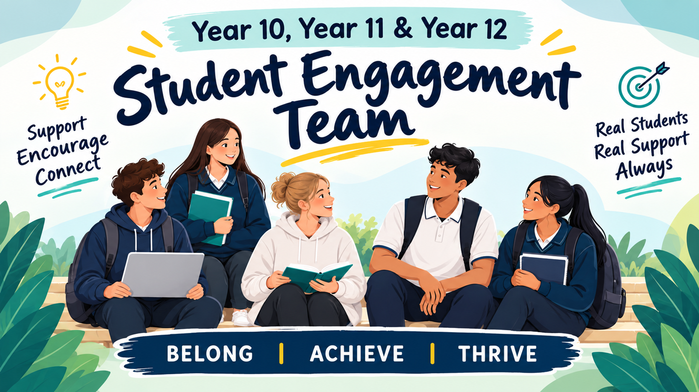 Year 10, 11 & 12 Student Engagement Reports  Banner Photo