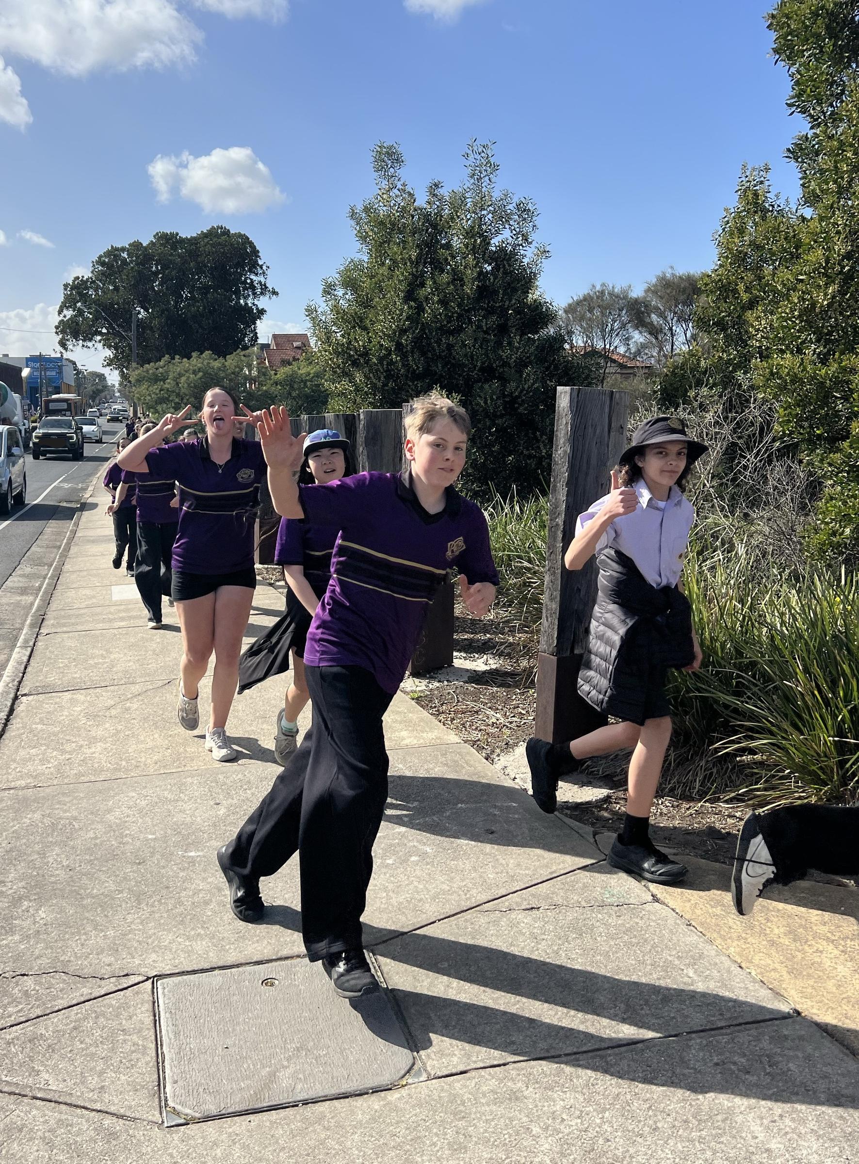 Year 7 Fun Run Banner Photo