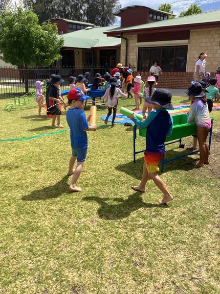 Kindy Water Fun Day Banner Photo