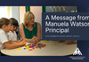 Principal's Message Banner Photo