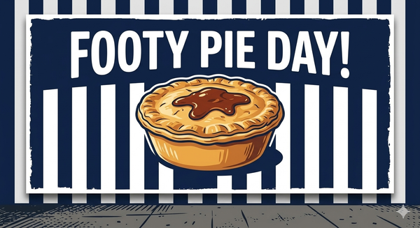 Primary Footy Pie Day Banner Photo
