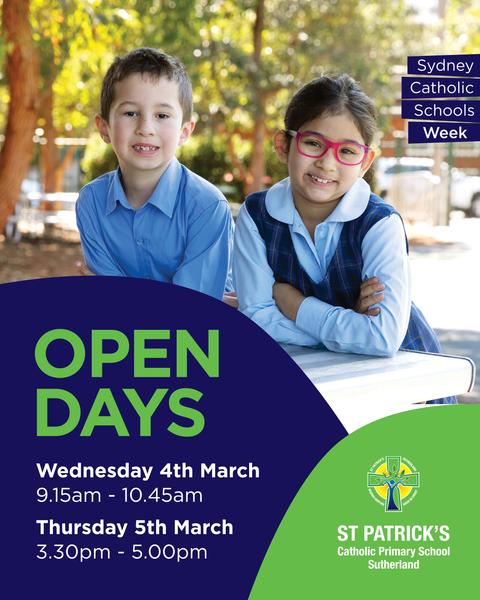 Sydney Catholic Schools Week Commences Monday 2nd March Banner Photo