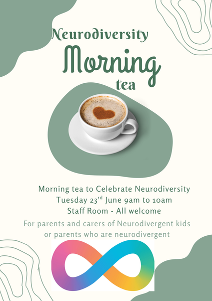 Neurodivergent  Morning Tea Banner Photo