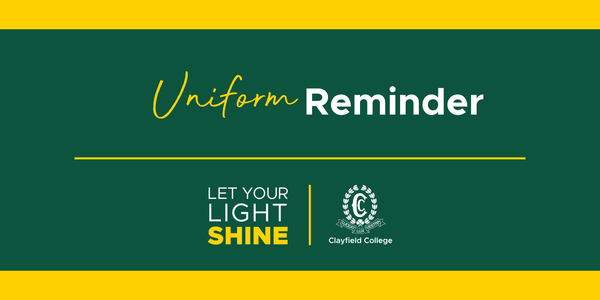 Uniform Reminder Banner Photo
