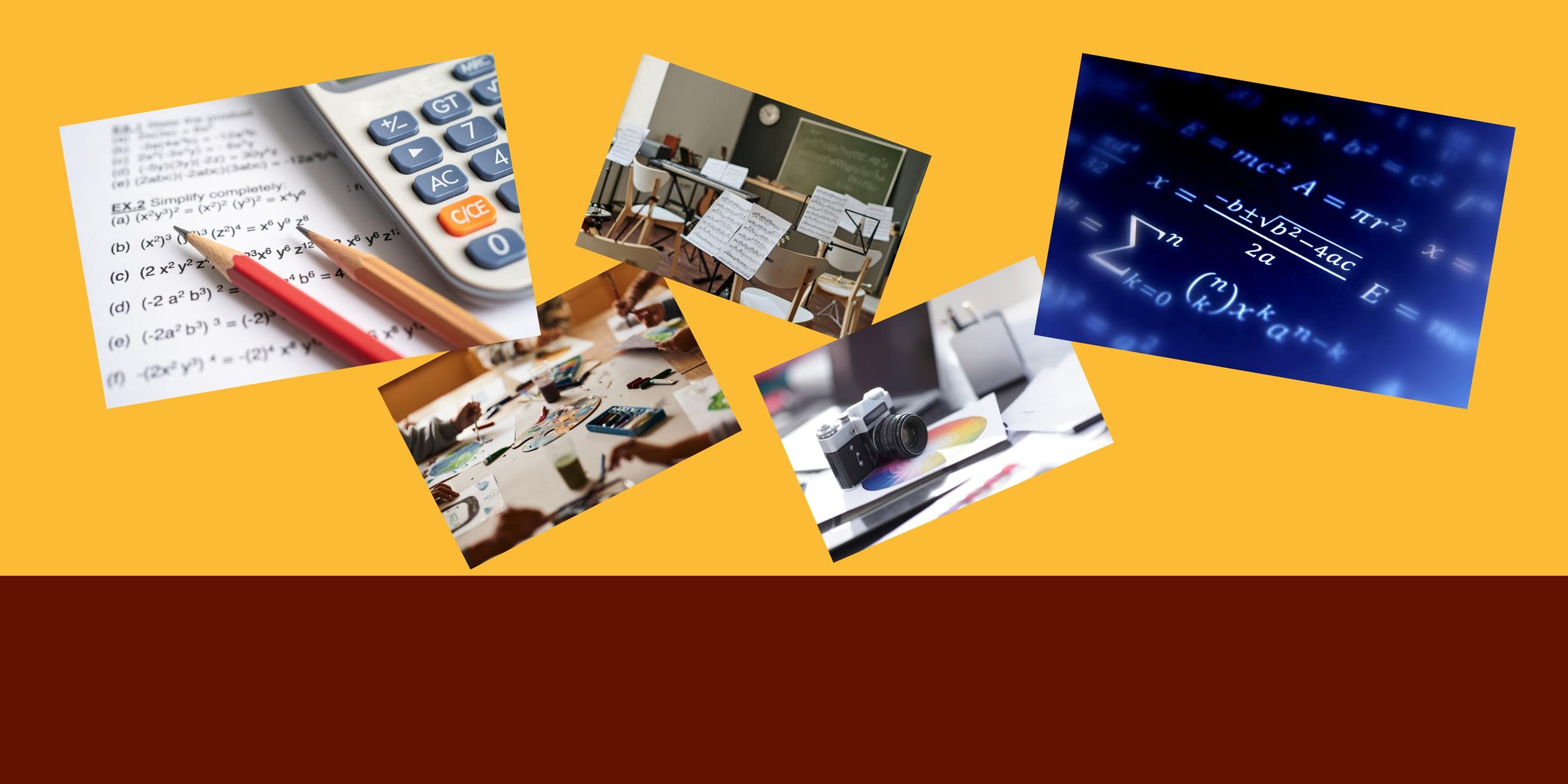 MATHS/CREATIVE and PERFORMING ARTS Banner Photo