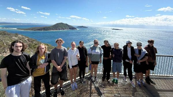 Year 11 Marine Camp Banner Photo
