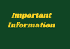 Important Information Banner Photo