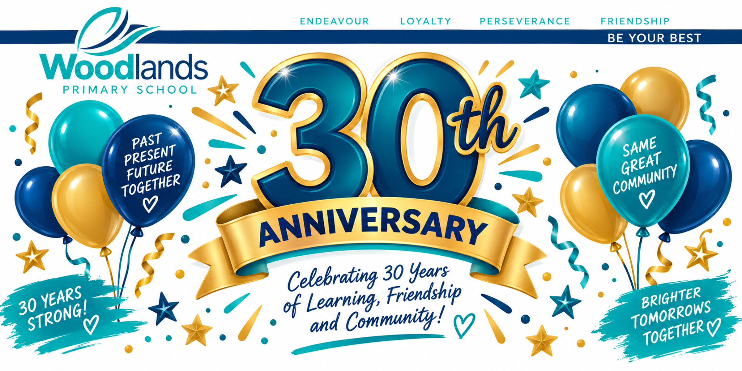 Woodlands 30th Anniversary  Banner Photo
