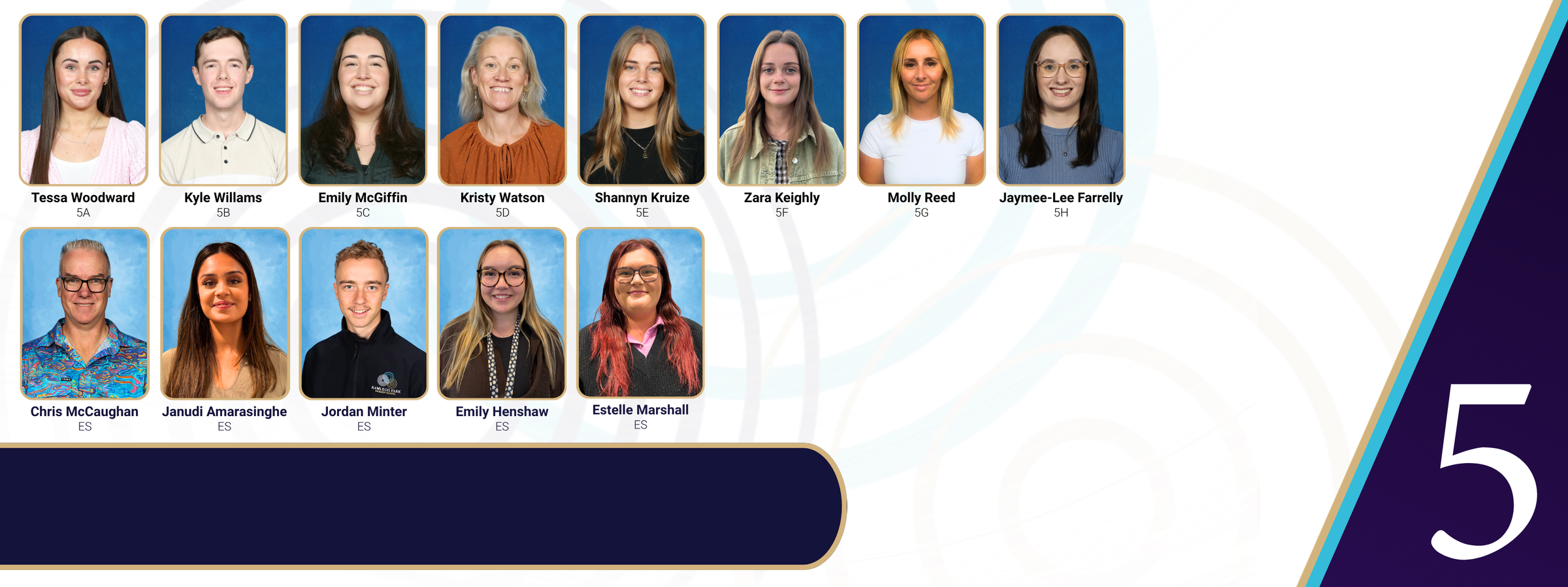 YEAR 5 Banner Photo