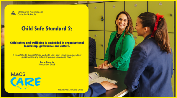 Child Safe Standards Banner Photo