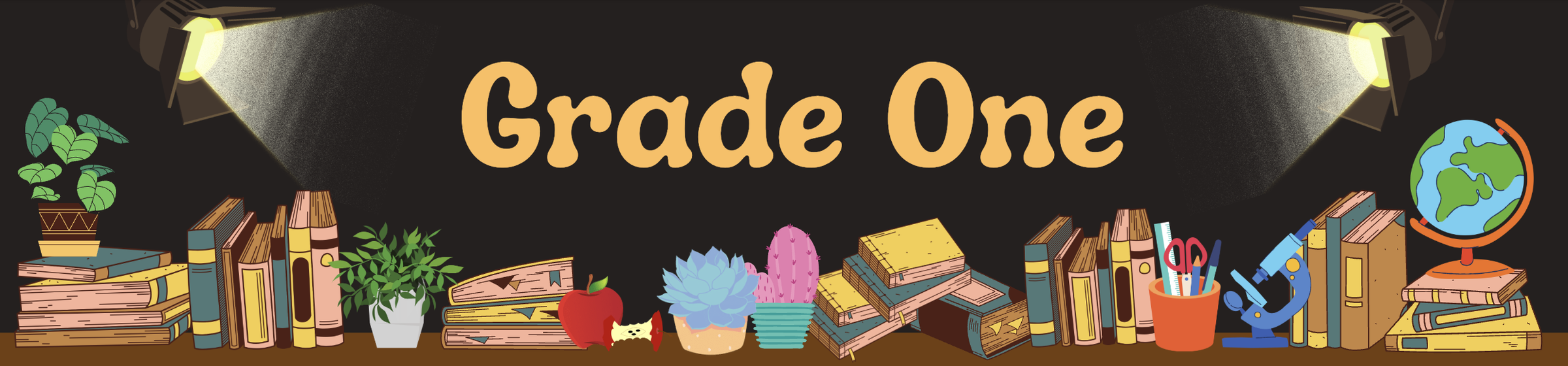 What's Happening in Grade One? Banner Photo