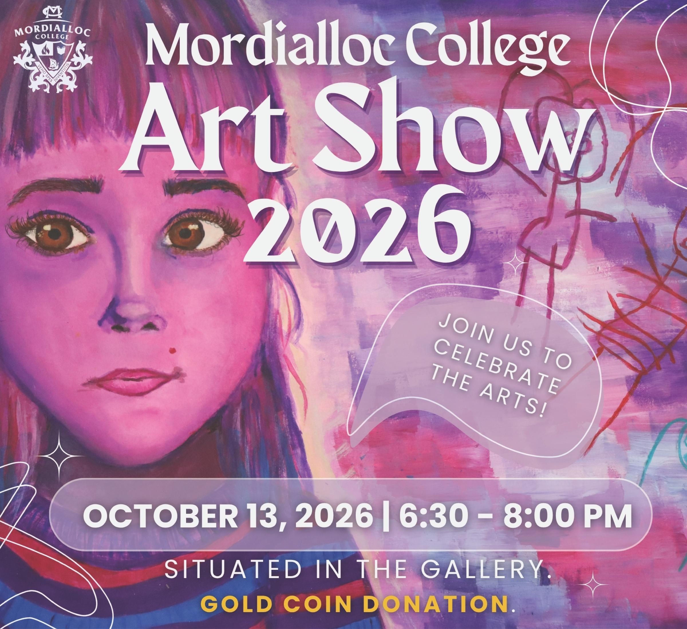 Mordialloc College Art Show Banner Photo