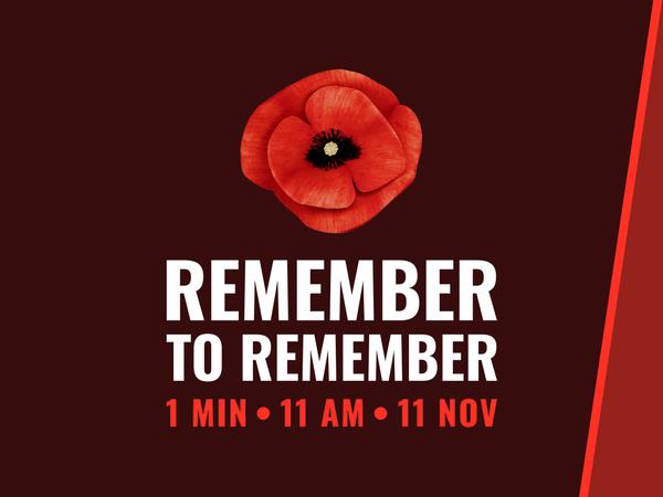 Remembrance Day Banner Photo