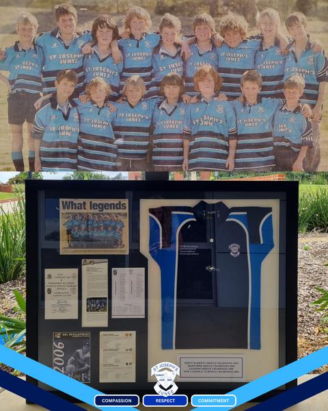 Joey's 2004-2006 Rugby Team Memorabilia Banner Photo