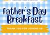 Father's Day Breakfast Banner Photo
