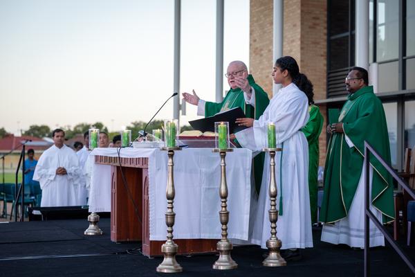 College Community Mass Banner Photo
