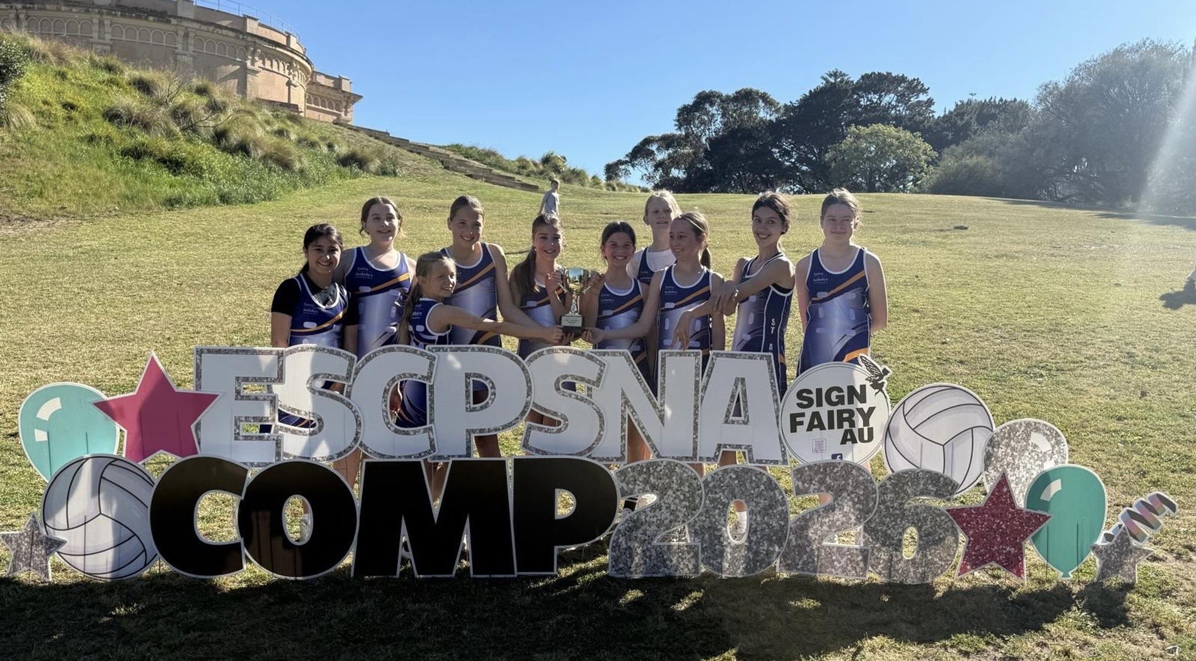 St Anthony’s Netball Season Banner Photo