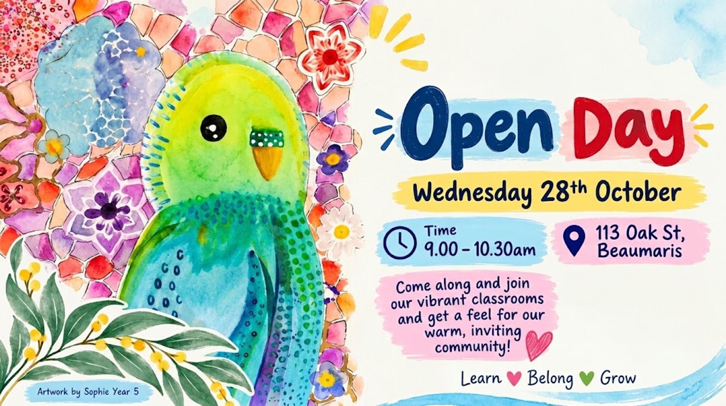 Stella Maris Open Day Banner Photo