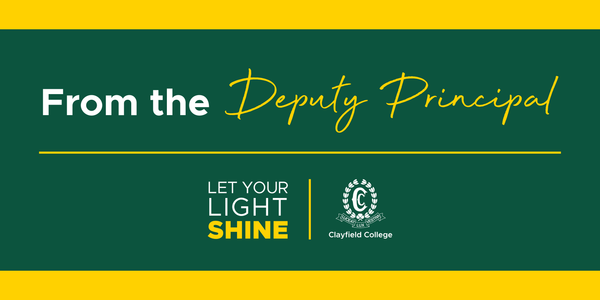 Message from the Deputy Principal Banner Photo