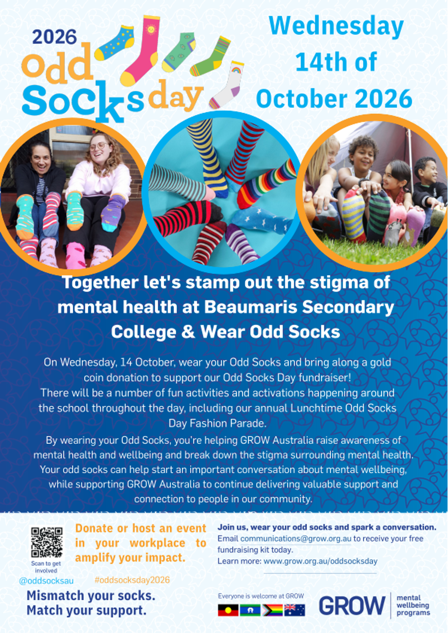Odd Socks Day Banner Photo