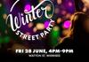 Winter Street Party Banner Photo