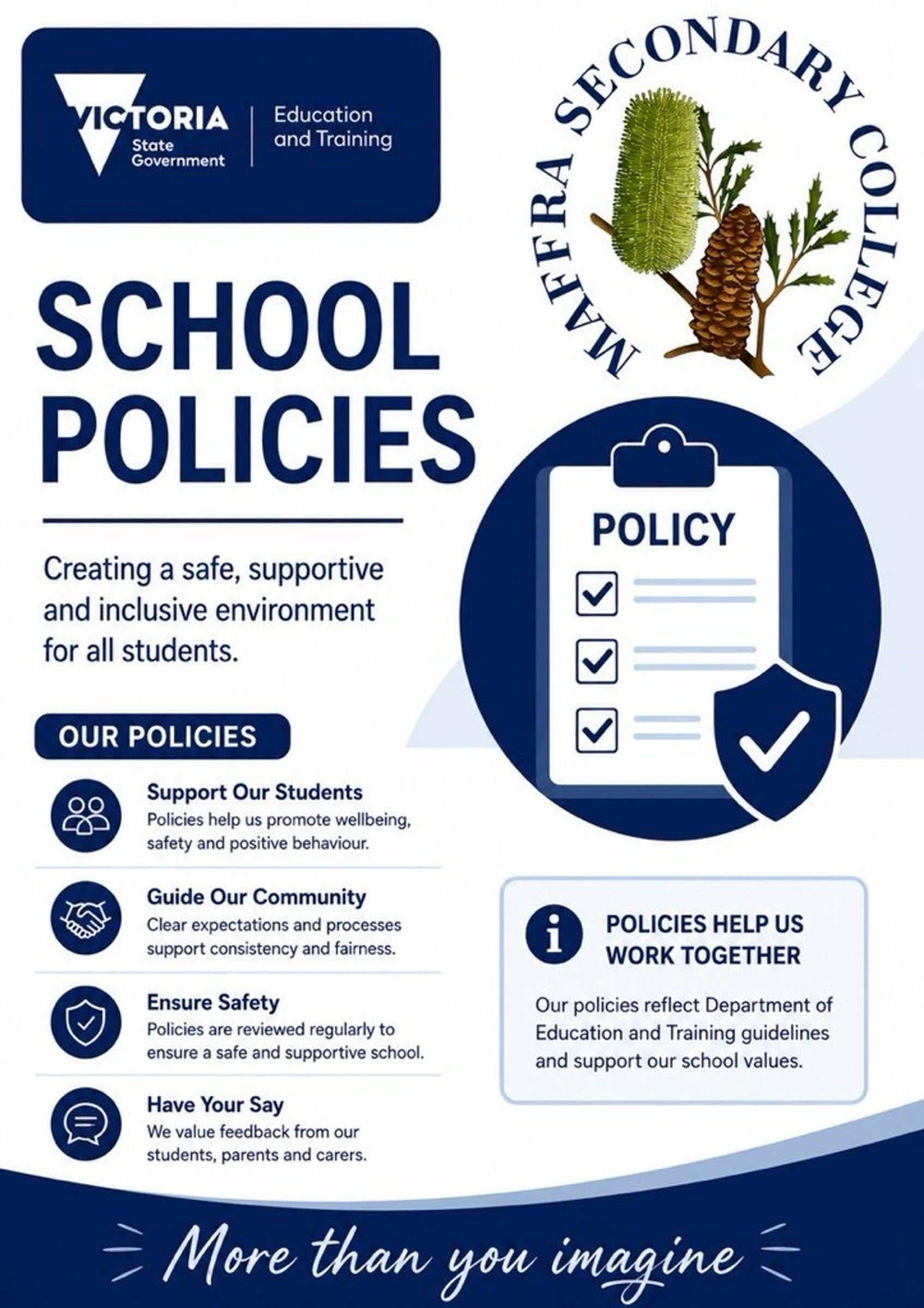 School Policies  Banner Photo