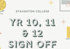 Sign Off - Yrs 10-12 Banner Photo