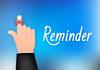 Important Reminders Banner Photo