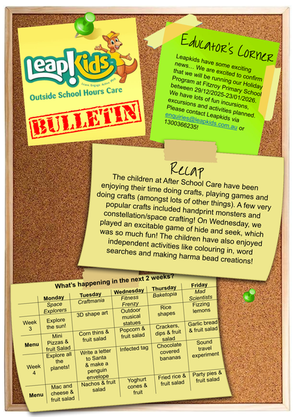 Outside School Hours Care Banner Photo