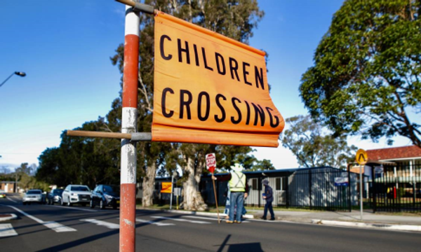 School Parking Safety Banner Photo