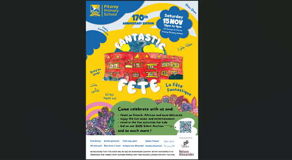 Fitzroy Primary School’s 2025 Fantastic Fete: 170th Anniversary Edition   Banner Photo