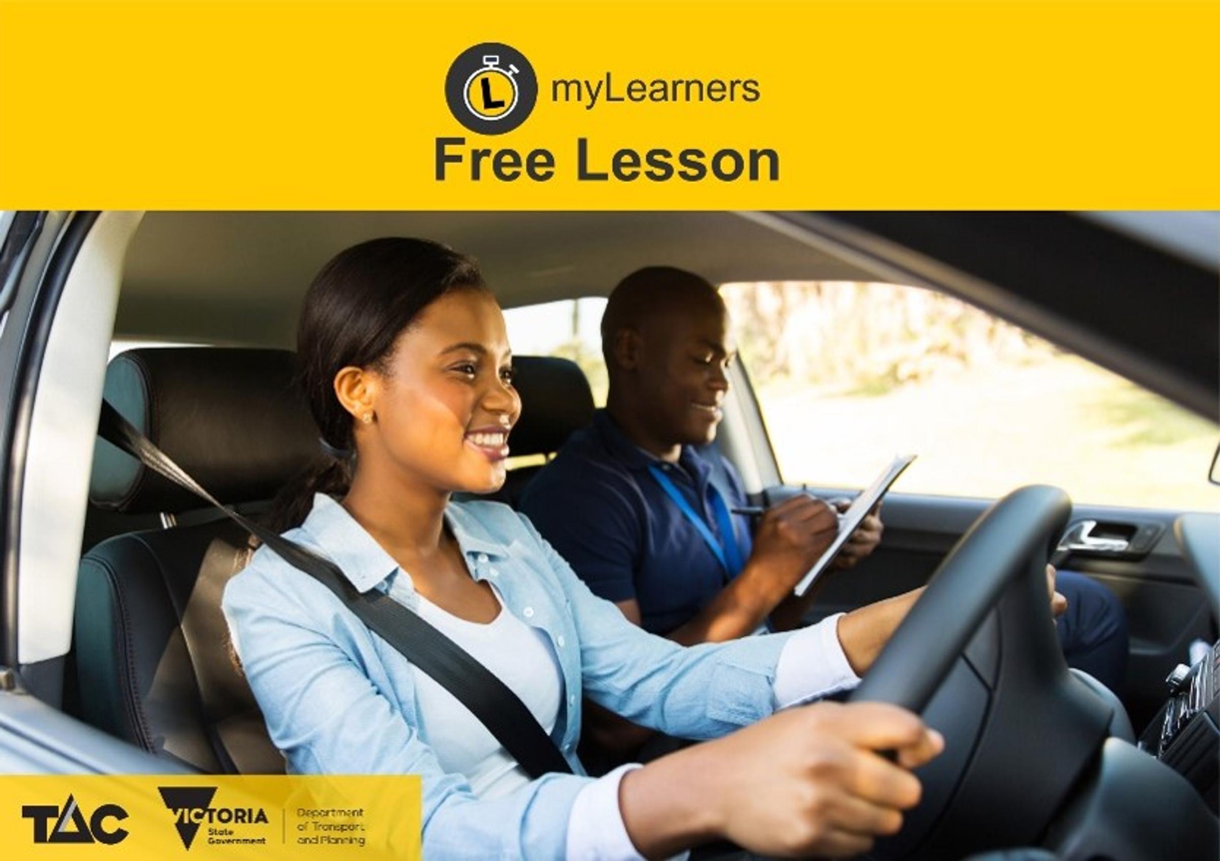 myLearners Free Driving Lesson Program  Banner Photo