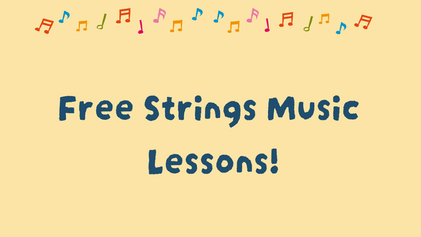 Free Strings Music Lessons for new students! Banner Photo