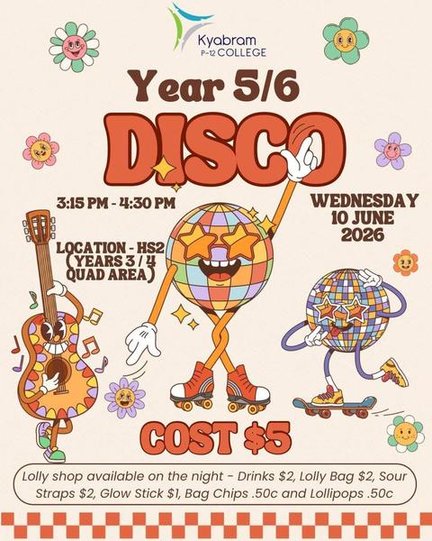 Year 5/6 Disco Banner Photo