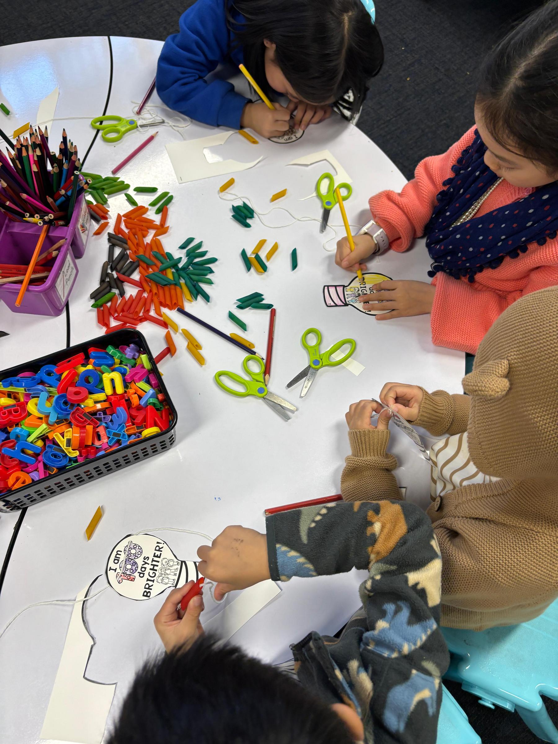 100 Days of Kindergarten Banner Photo