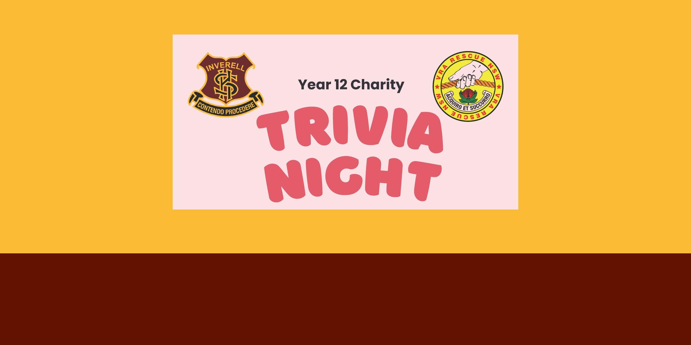 YEAR 12 CHARITY TRIVIA NIGHT Banner Photo