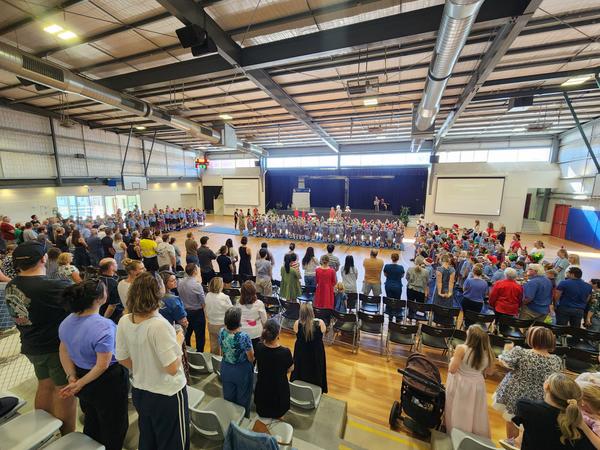 K - 2 End of Term Assembly Banner Photo