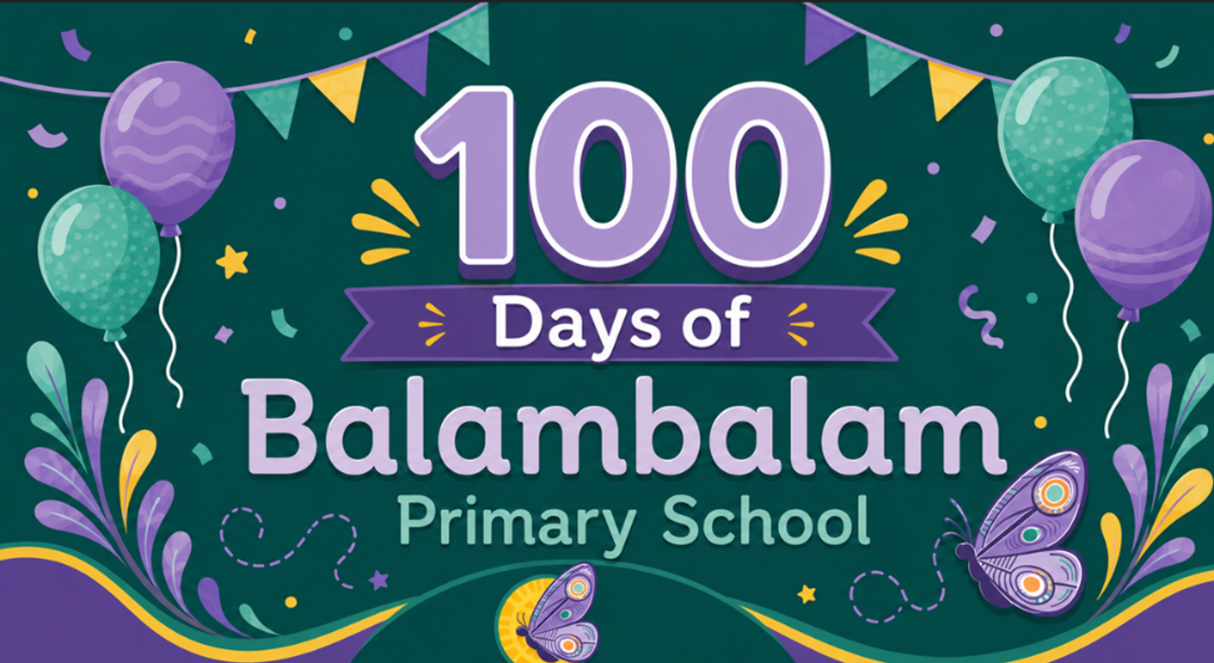 100 Days of Balambalam Banner Photo