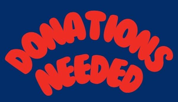 Donations Needed Banner Photo