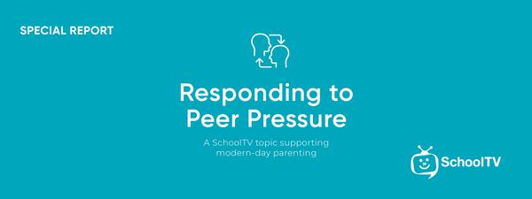 SchoolTV: Responding to Peer Pressure Banner Photo