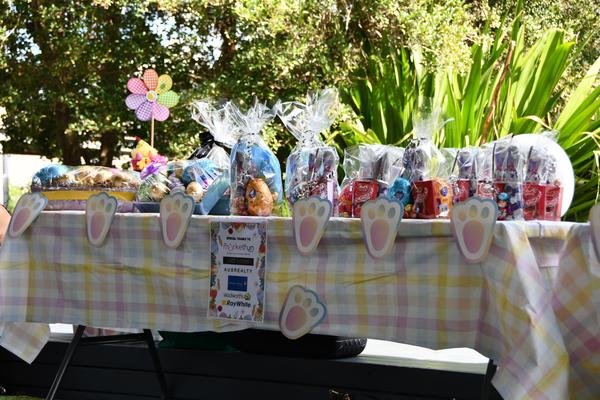 A successful Easter Raffle Banner Photo