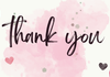 Thank you Banner Photo